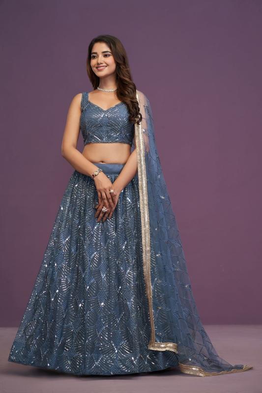 Blue Wholesale lehenga choli shops in Assam